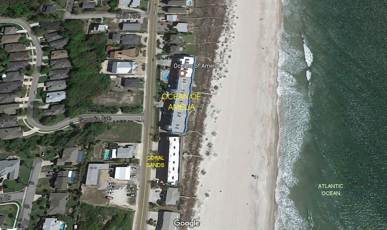 Aerial photo of Oceans of Amelia