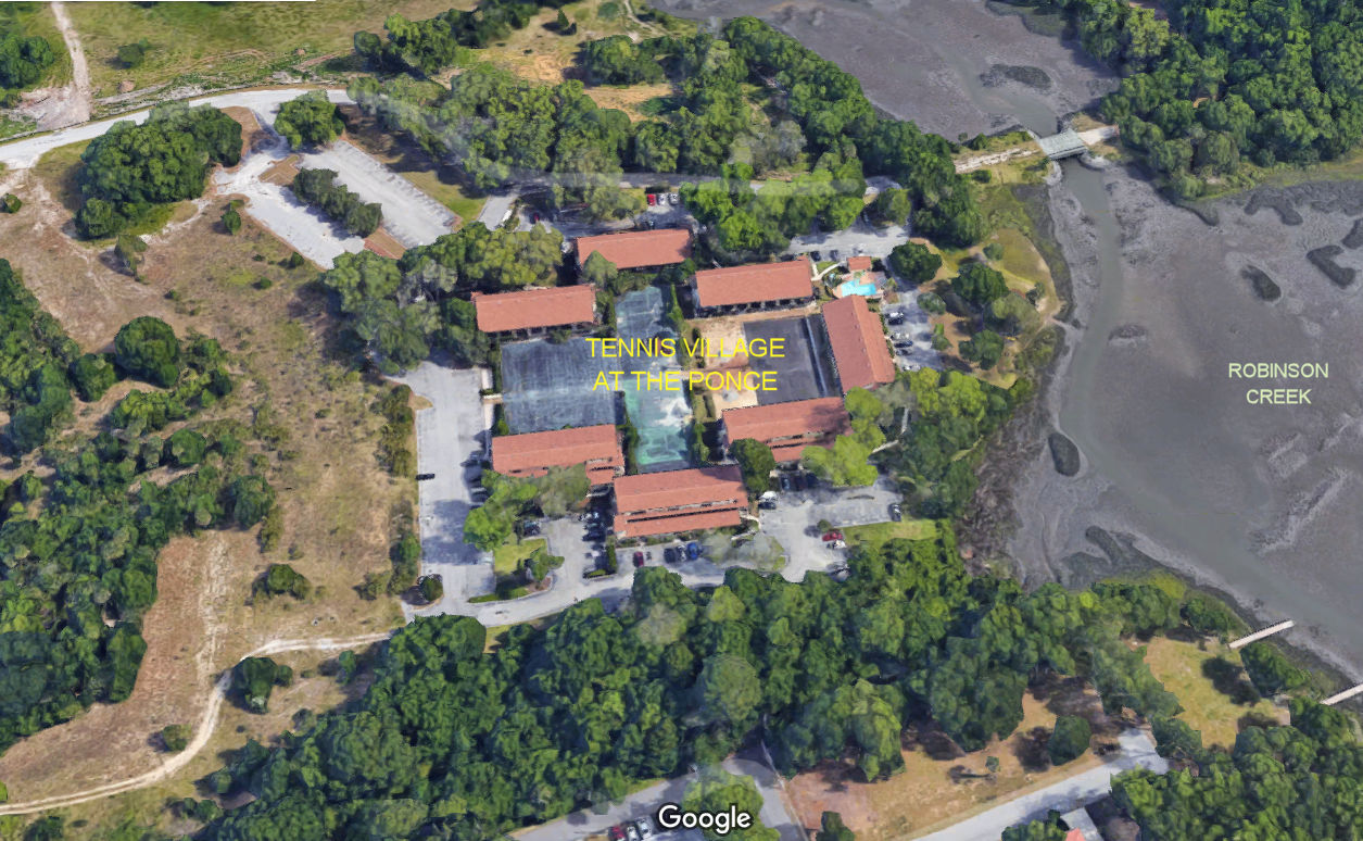 Aerial photo of Tennis Village at the Ponce
