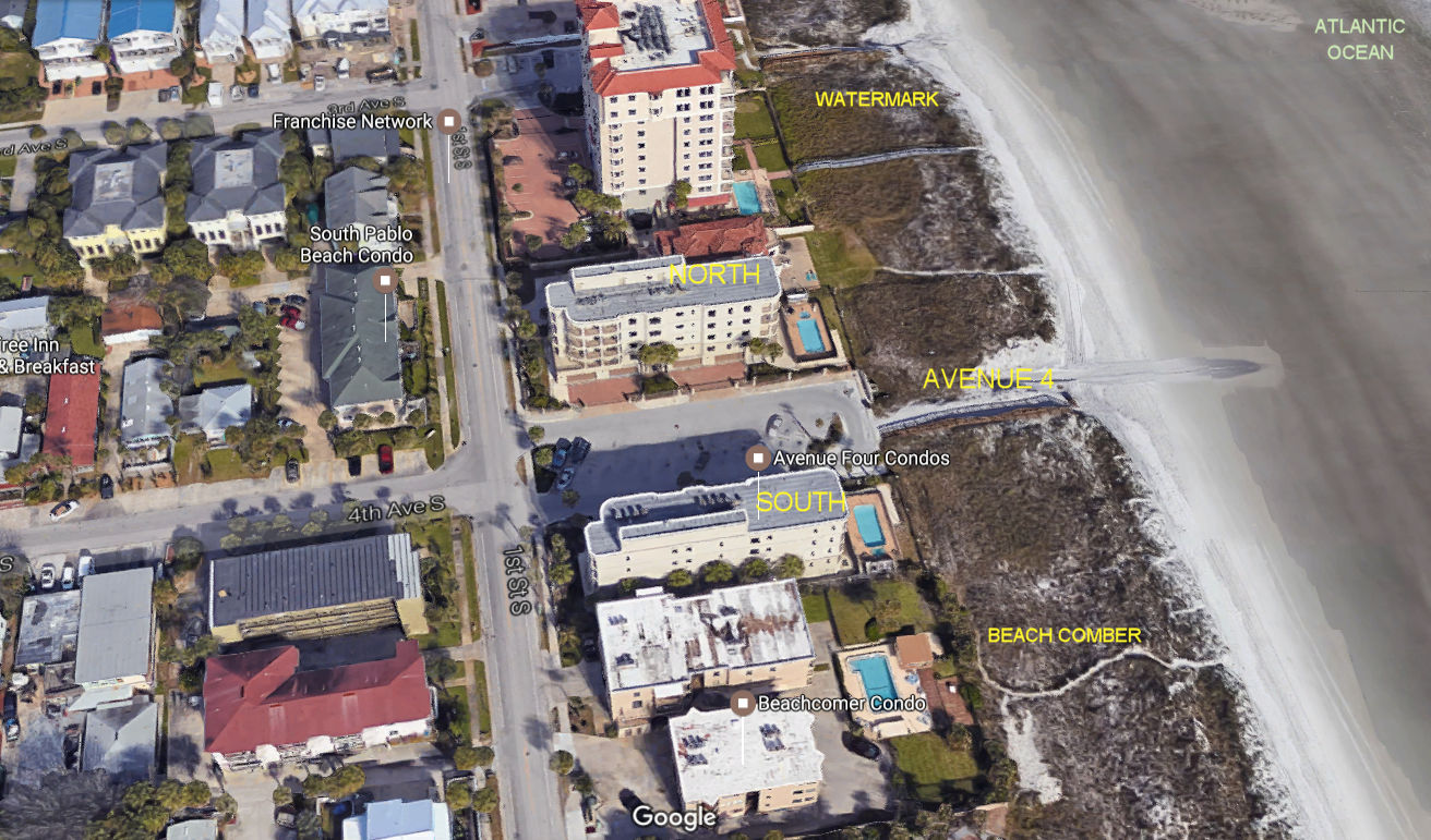 Aerial photo of Avenue 4 North & South