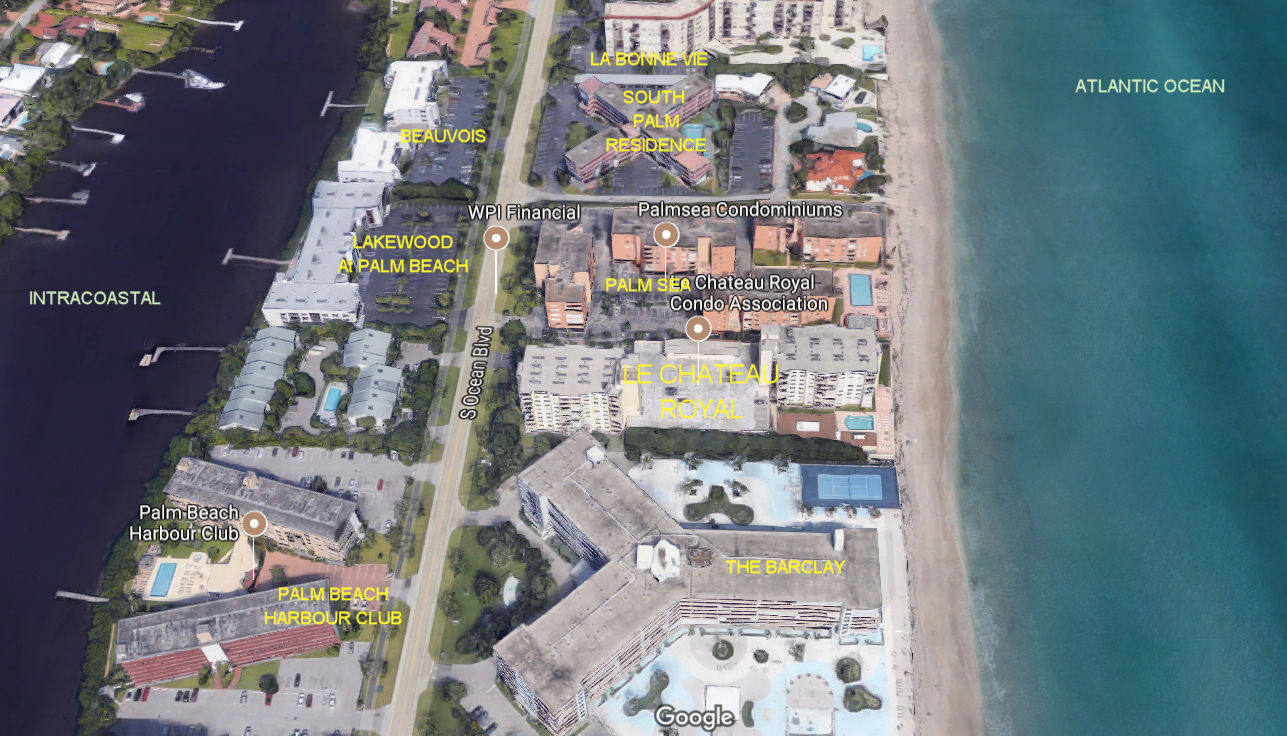 Aerial photo of Le Chateau Royal