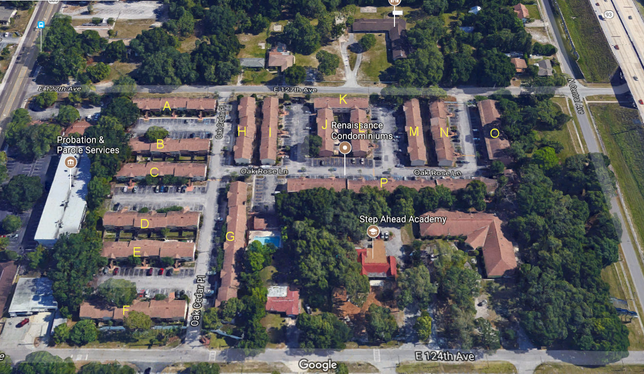 Aerial photo of Renaissance Villas