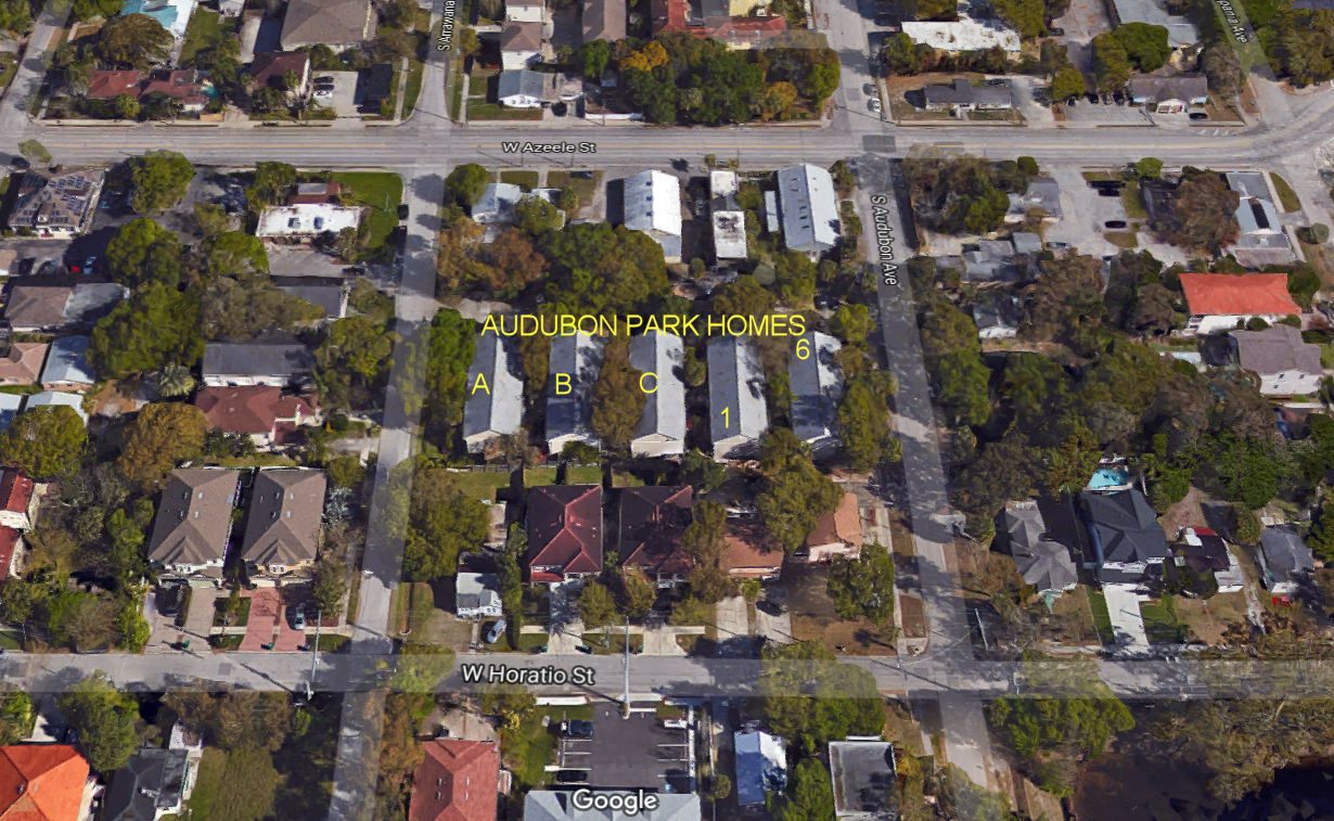 Aerial photo of Audubon Park Homes of Tampa