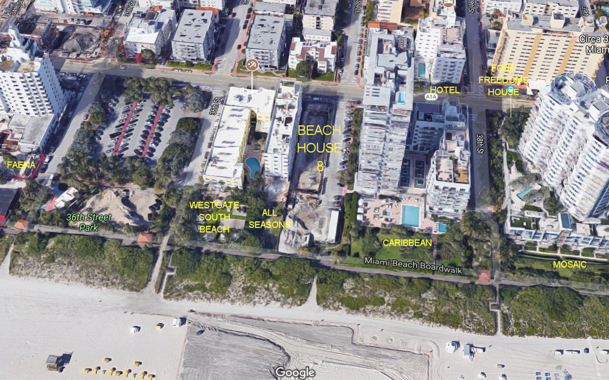 Aerial photo of Beach House 8