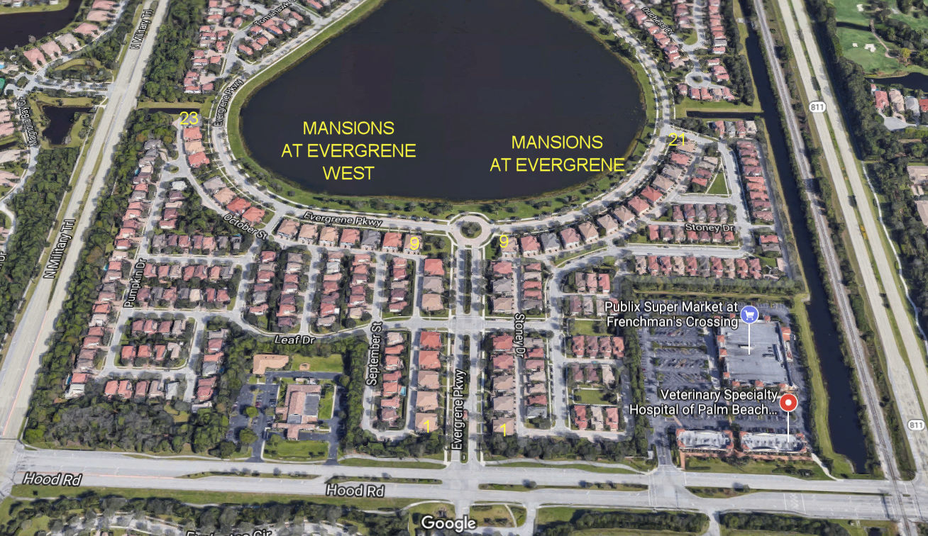 Aerial photo of Mansions at Evergrene (East)