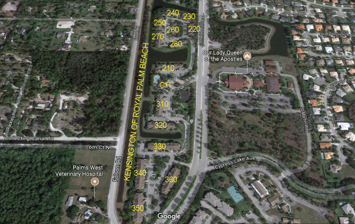 Aerial photo of Kensington of Royal Palm Beach