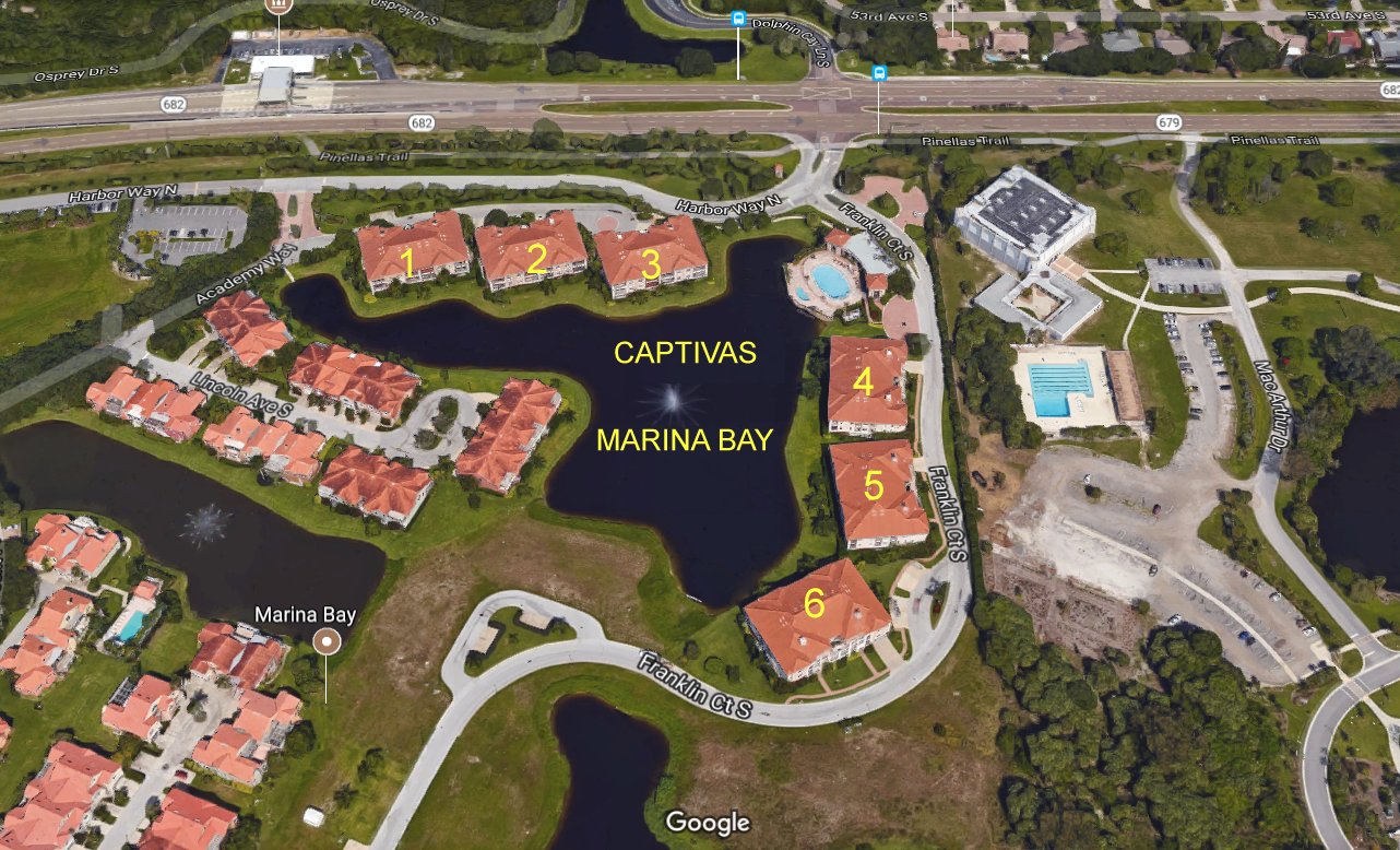 Aerial photo of Captivas at Marina Bay