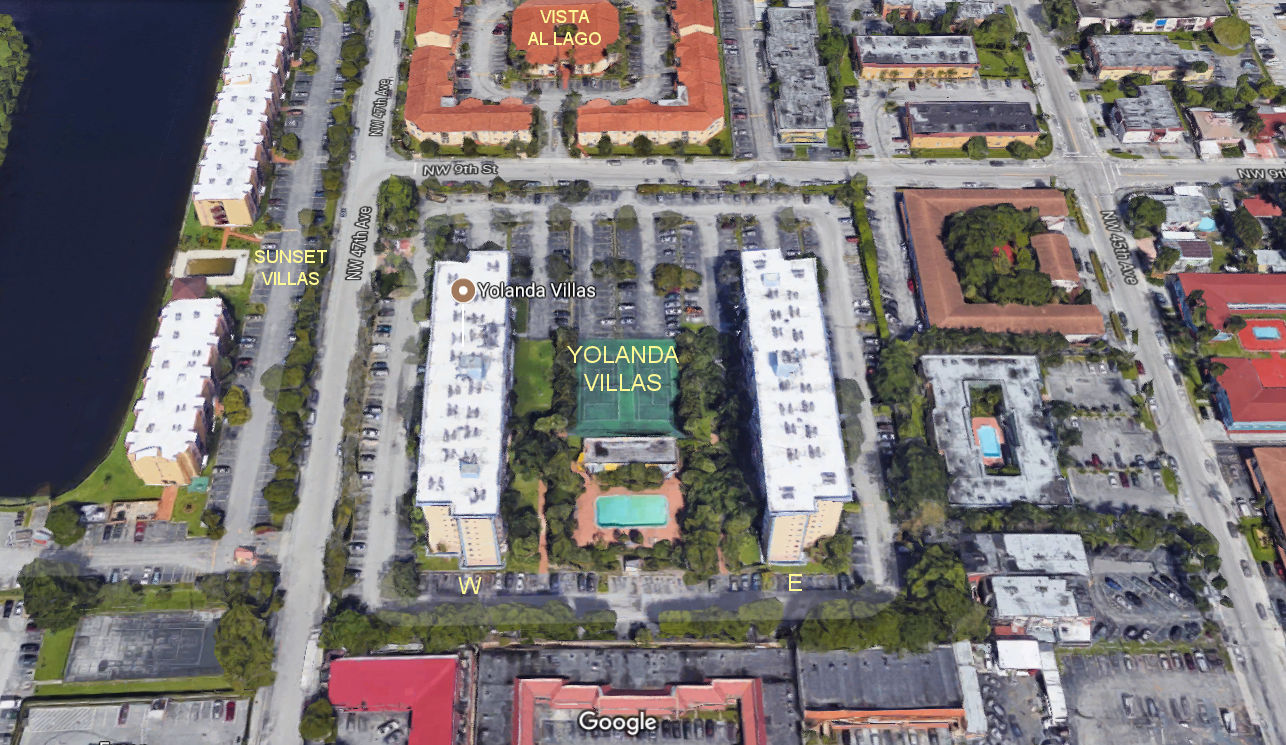 Aerial photo of Yolanda Villa (East & West)