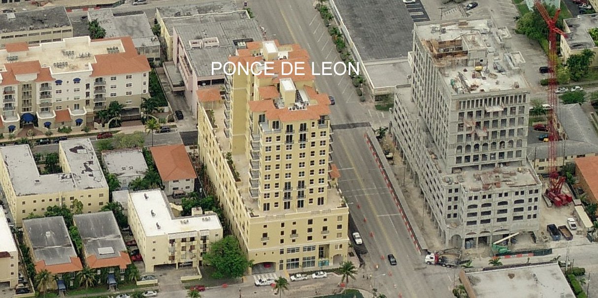 Aerial photo of Ponce de Leon