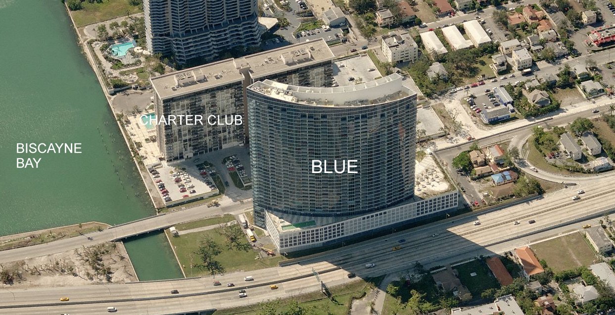 Aerial photo of Blue