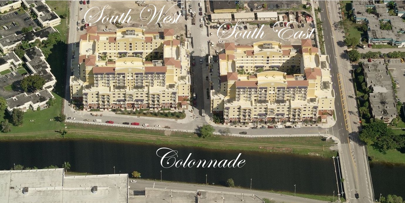Aerial photo of Colonnade SE