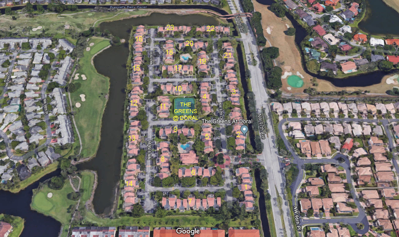 Aerial photo of Greens at Doral (The)