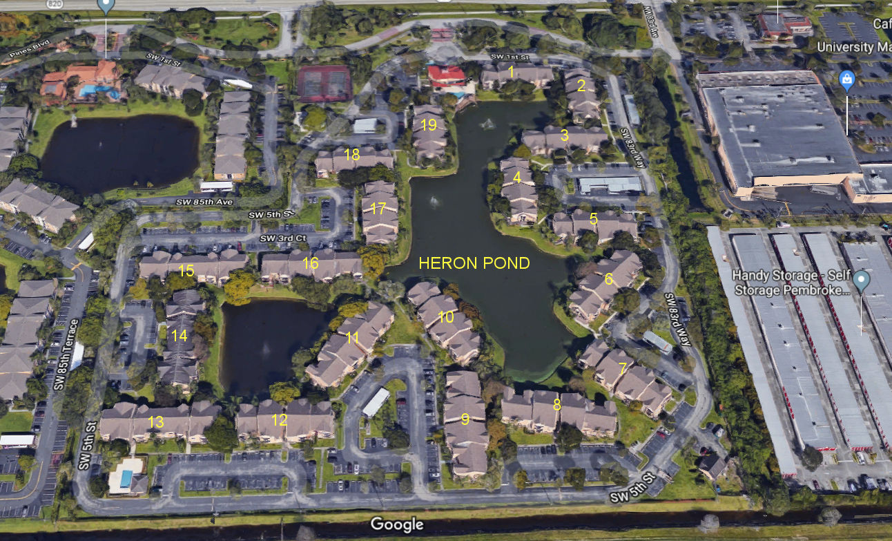 Aerial photo of Heron Pond