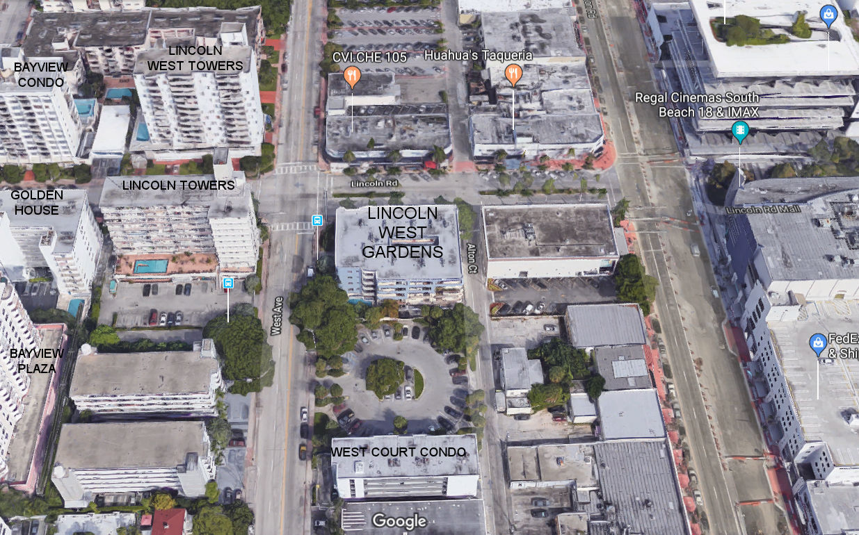 Aerial photo of Lincoln West Gardens