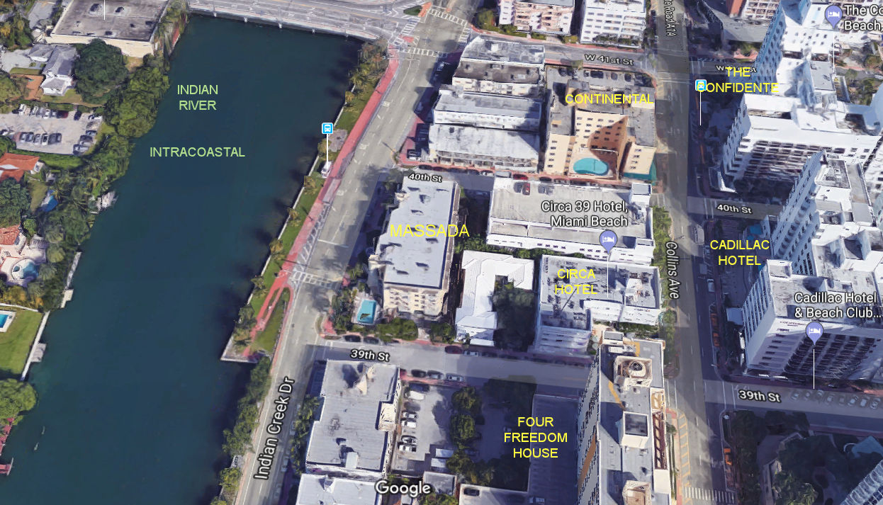 Aerial photo of Massada