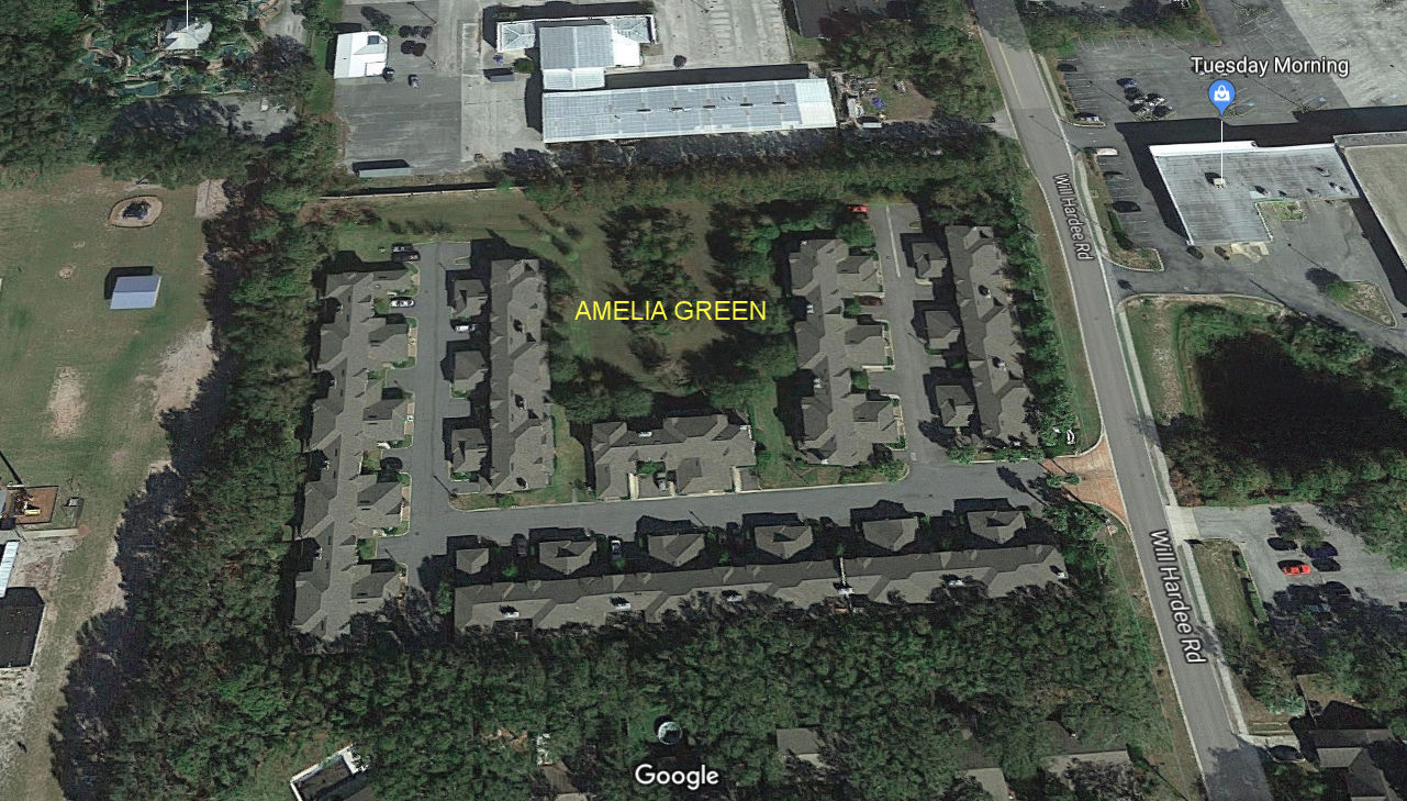 Aerial photo of Amelia Green