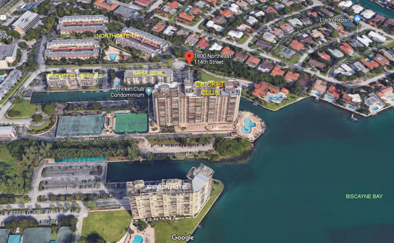 Aerial photo of Cricket Club