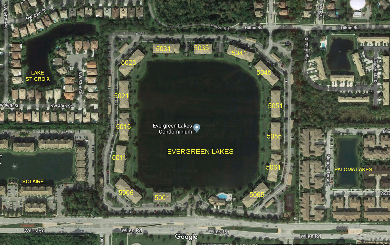 Aerial photo of Evergreen Lakes (5001-5061)