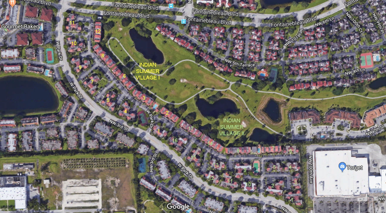 Aerial photo of Indian Summer Village II