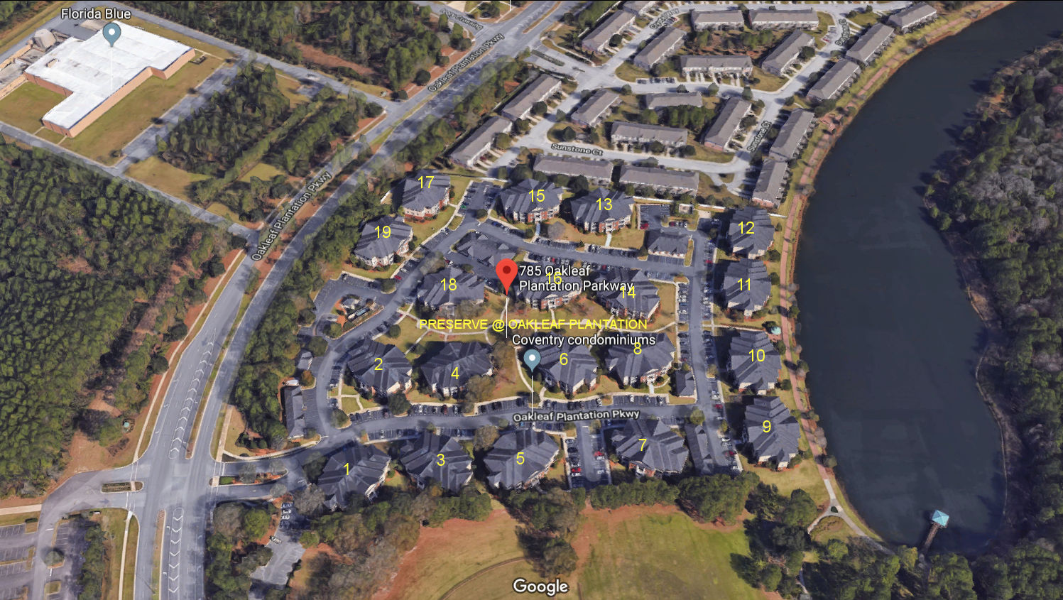 Aerial photo of Preserve at Oakleaf Plantation (The)