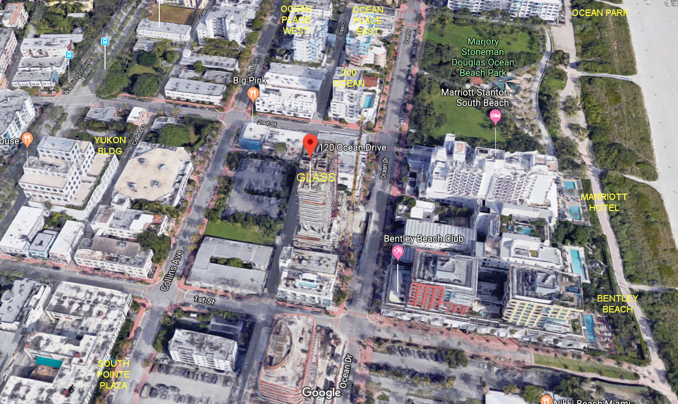 Aerial photo of Glass