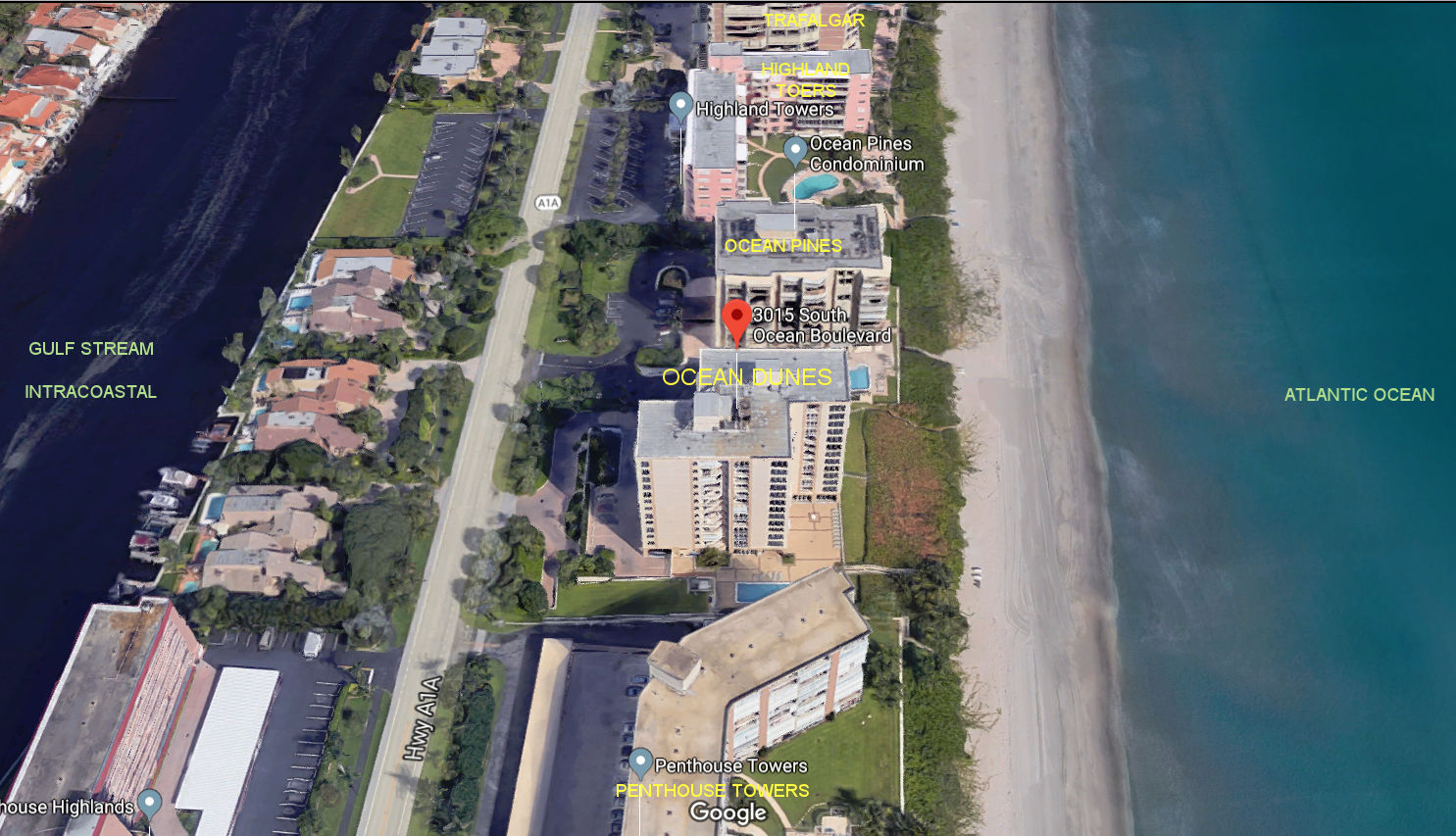 Aerial photo of Ocean Dunes