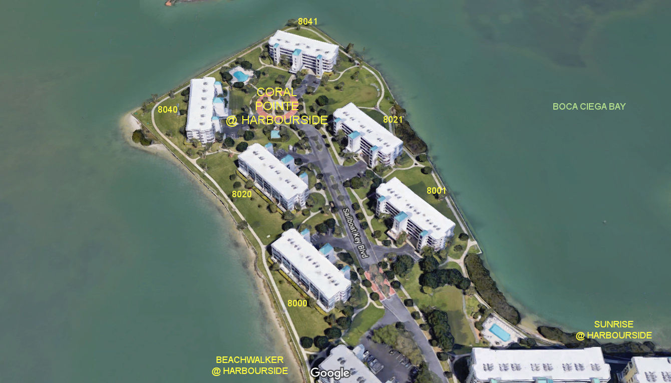Aerial photo of Coral Pointe @ Harbourside (8000-8001-8020-8021-8040&8041)