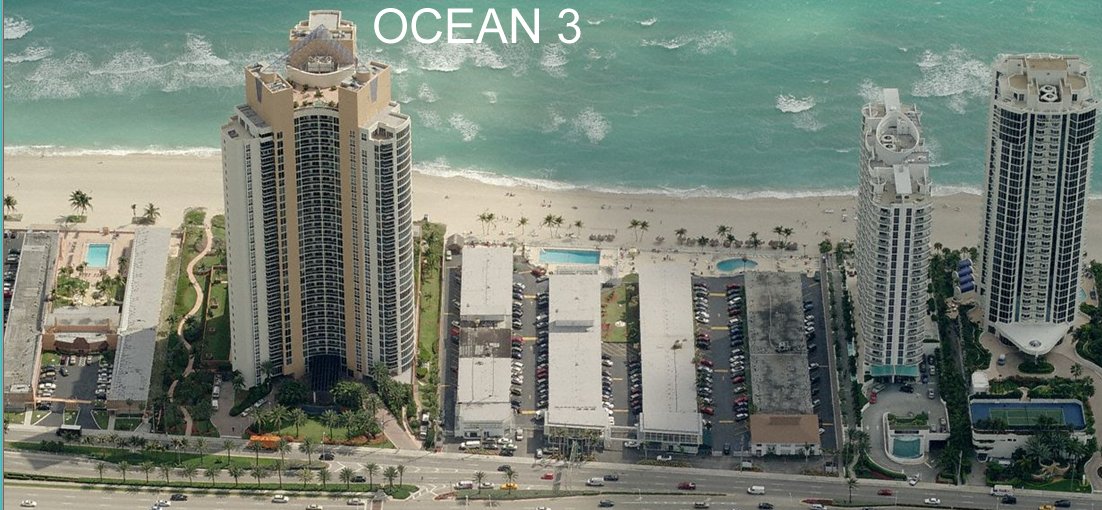 Aerial photo of Ocean Three