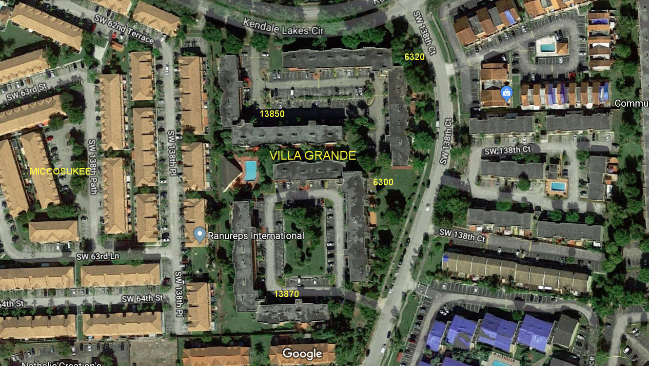 Aerial photo of Villa Grande (6300&6320 13850&13870)