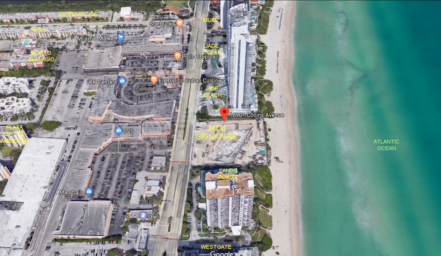 Aerial photo of Jade Signature