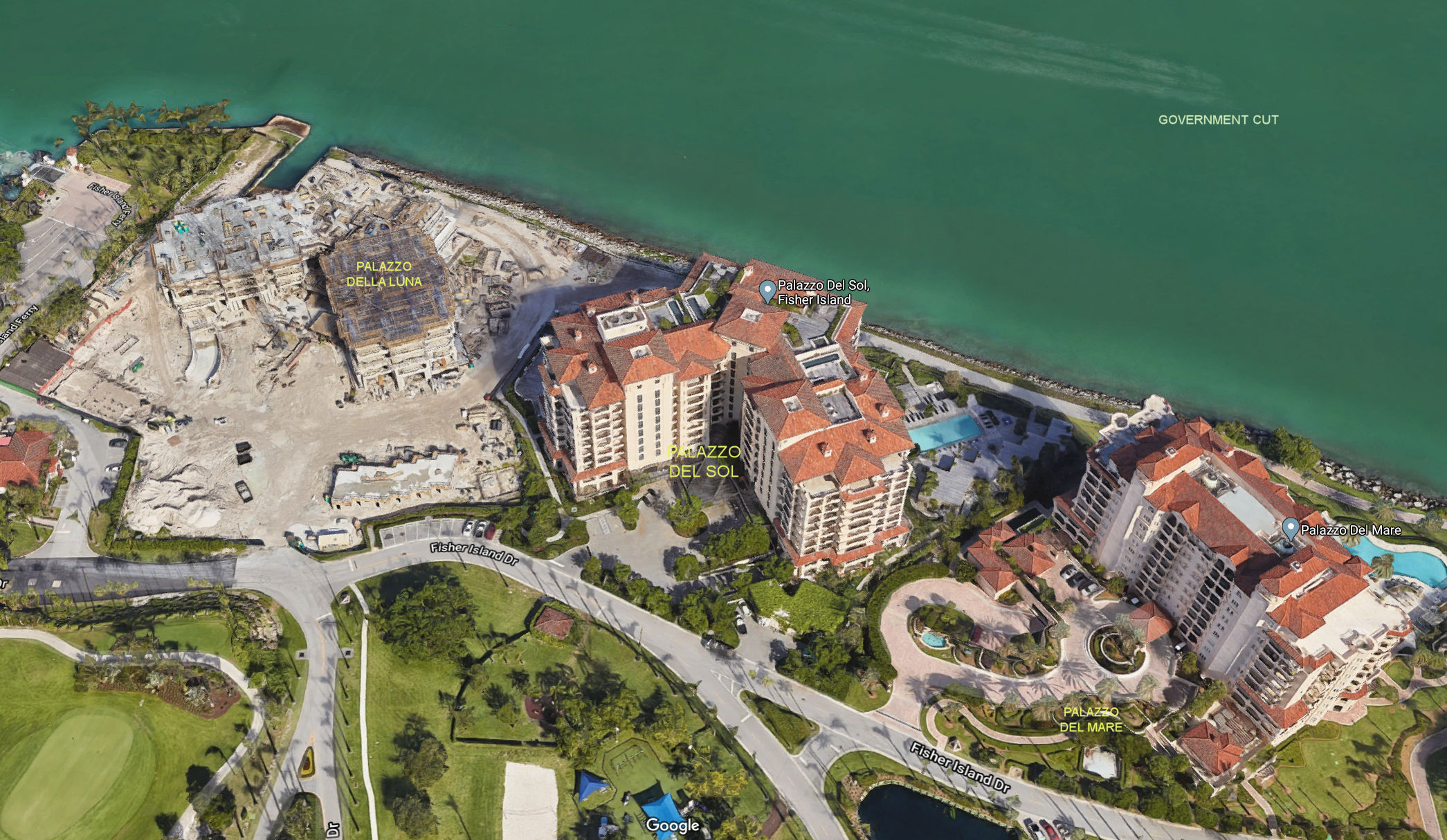 Aerial photo of Palazzo del Sol