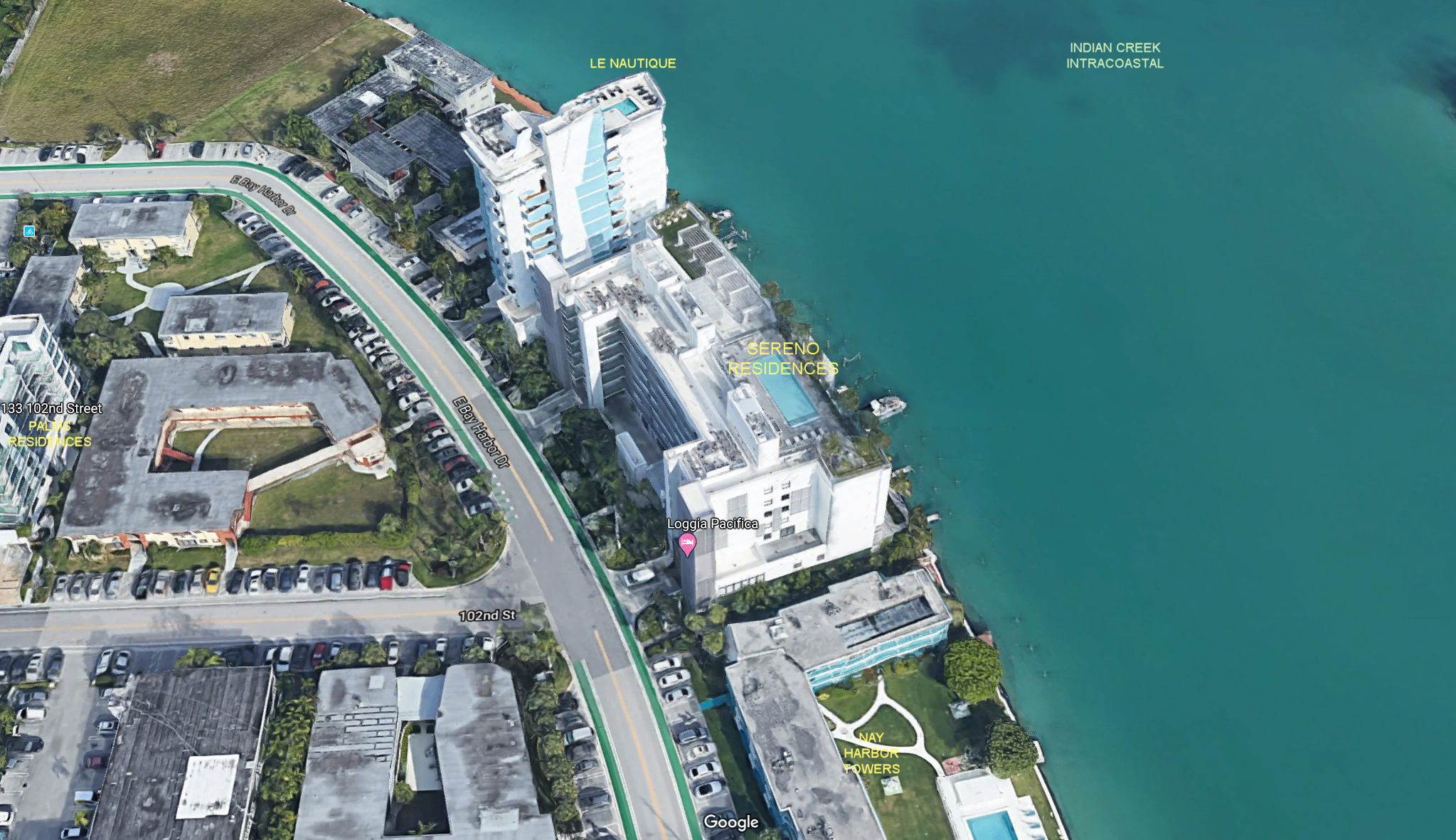 Aerial photo of Sereno