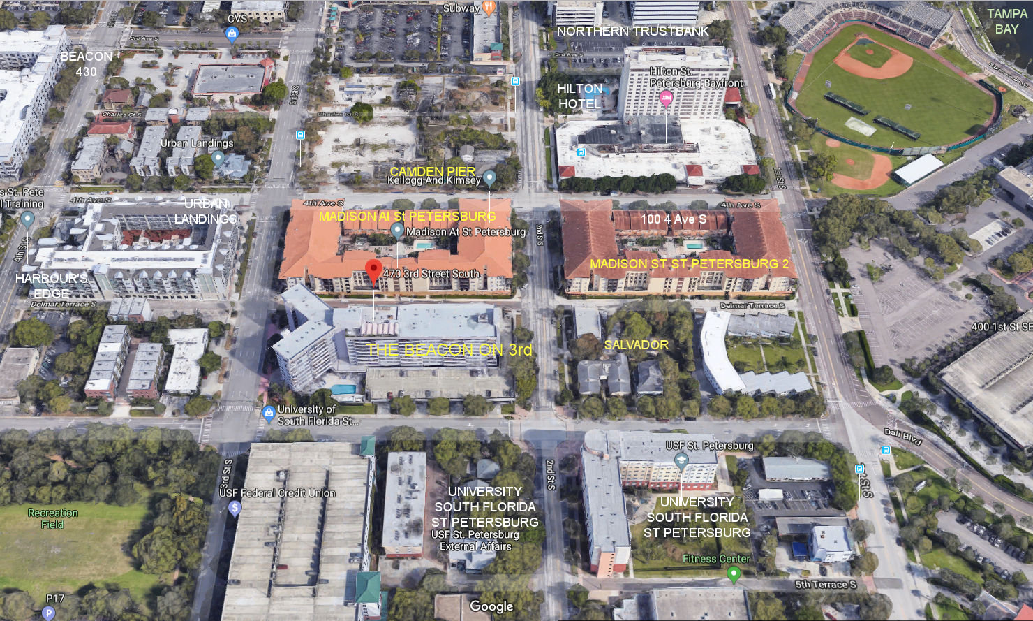 Aerial photo of Beacon on Third (The)