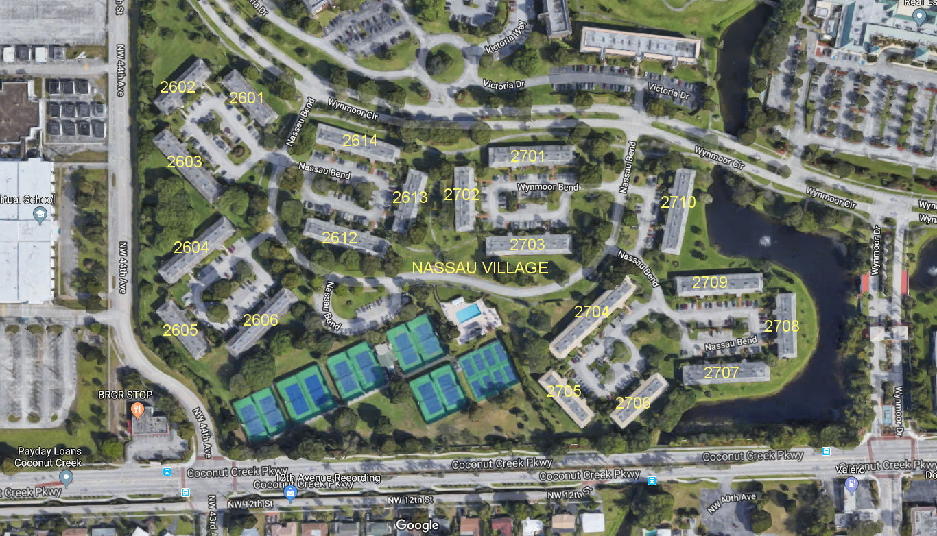 Aerial photo of Nassau Village