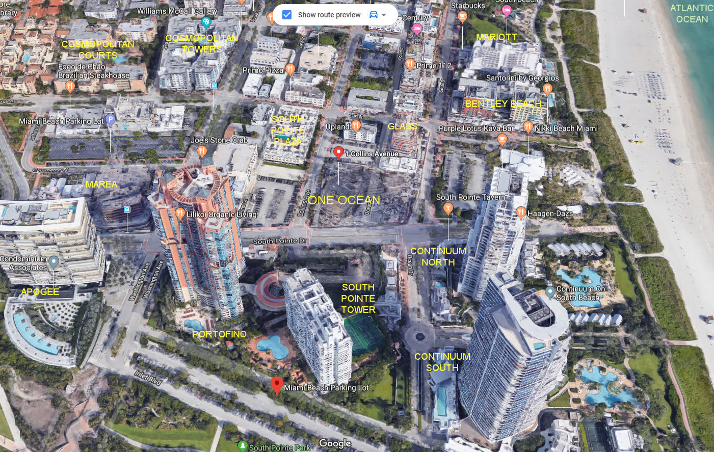 Aerial photo of One Ocean