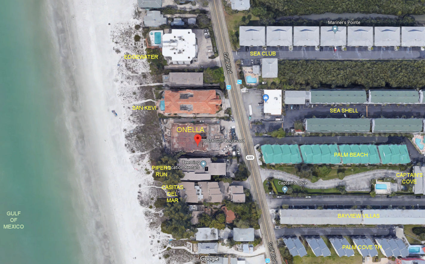 Aerial photo of Onella