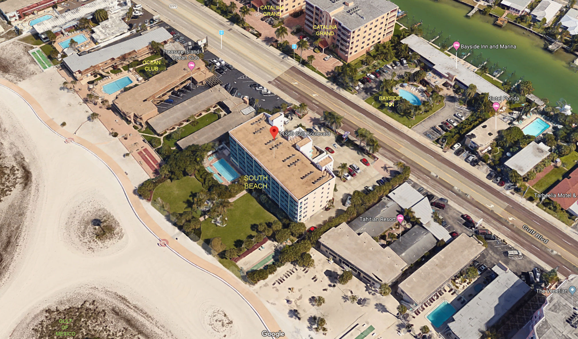 Aerial photo of South Beach