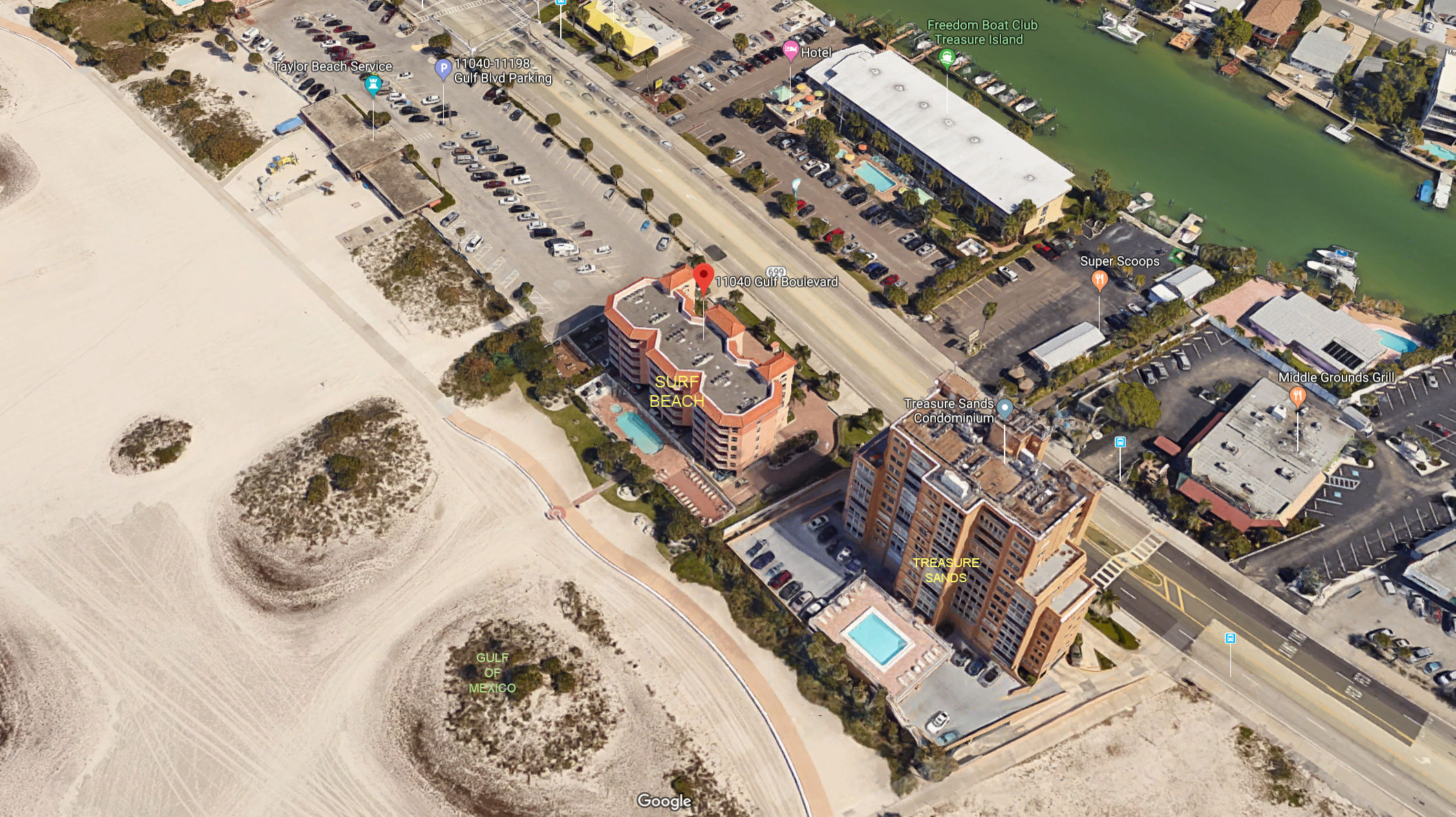 Aerial photo of Surf Beach