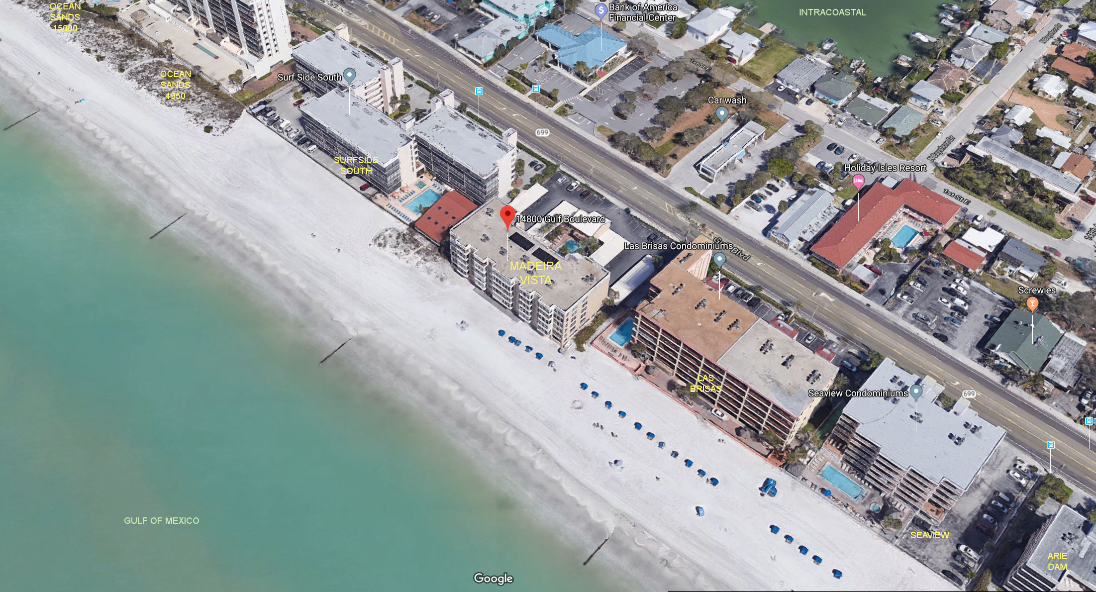 Aerial photo of Madeira Vista