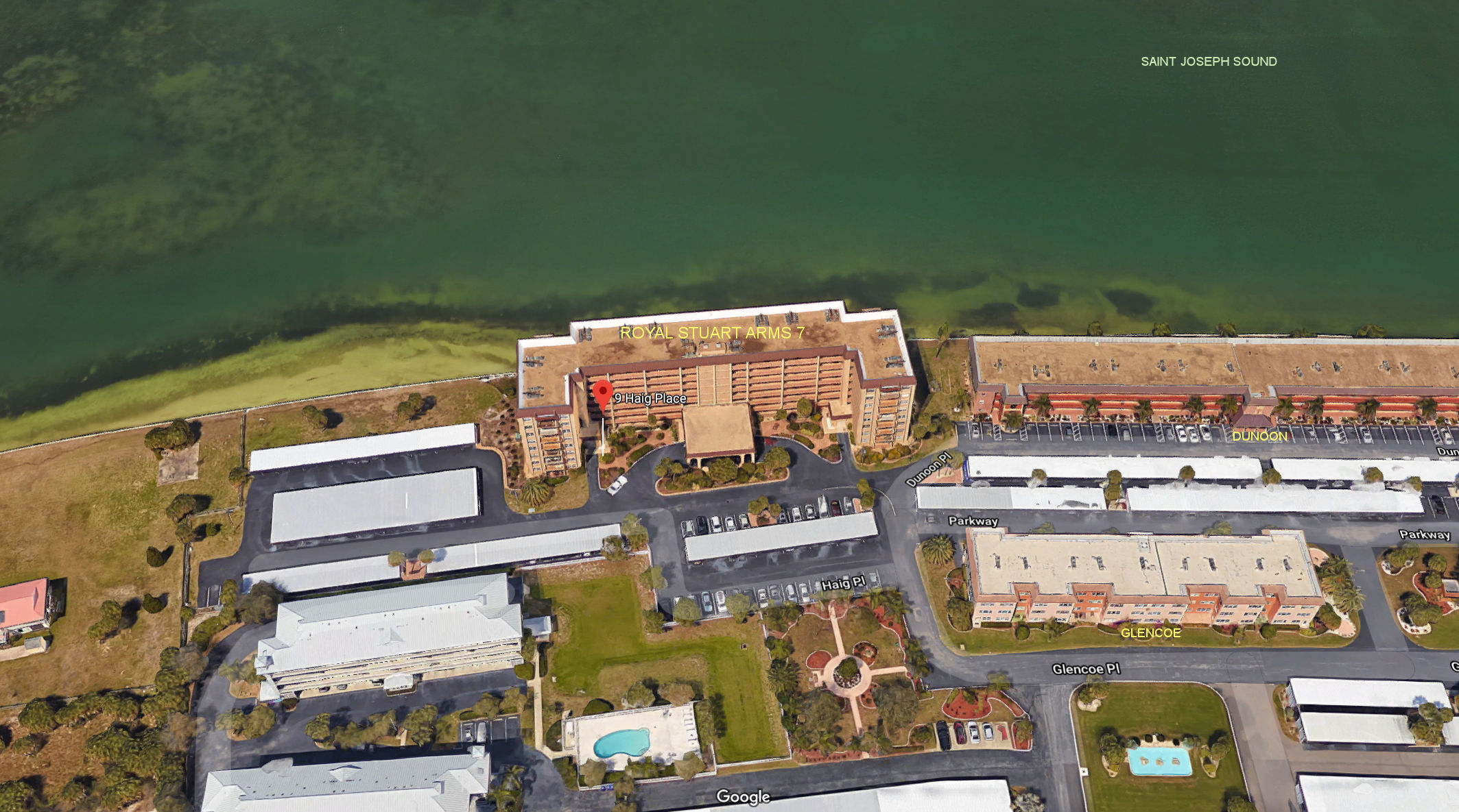 Aerial photo of Royal Stewart Arms 7