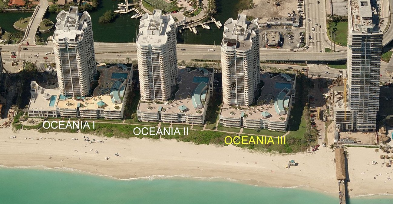 Aerial photo of Oceania III