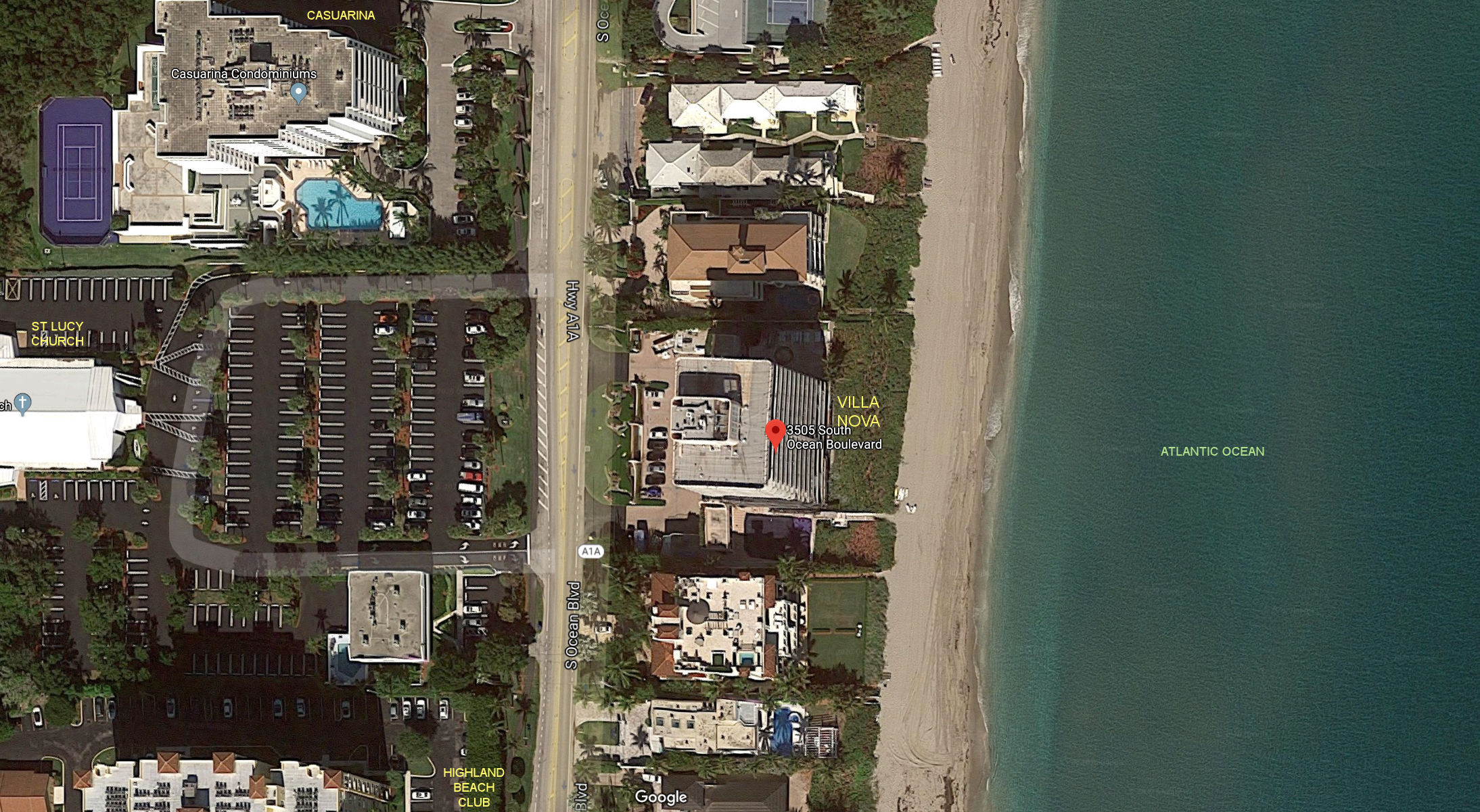 Aerial photo of Villa Nova