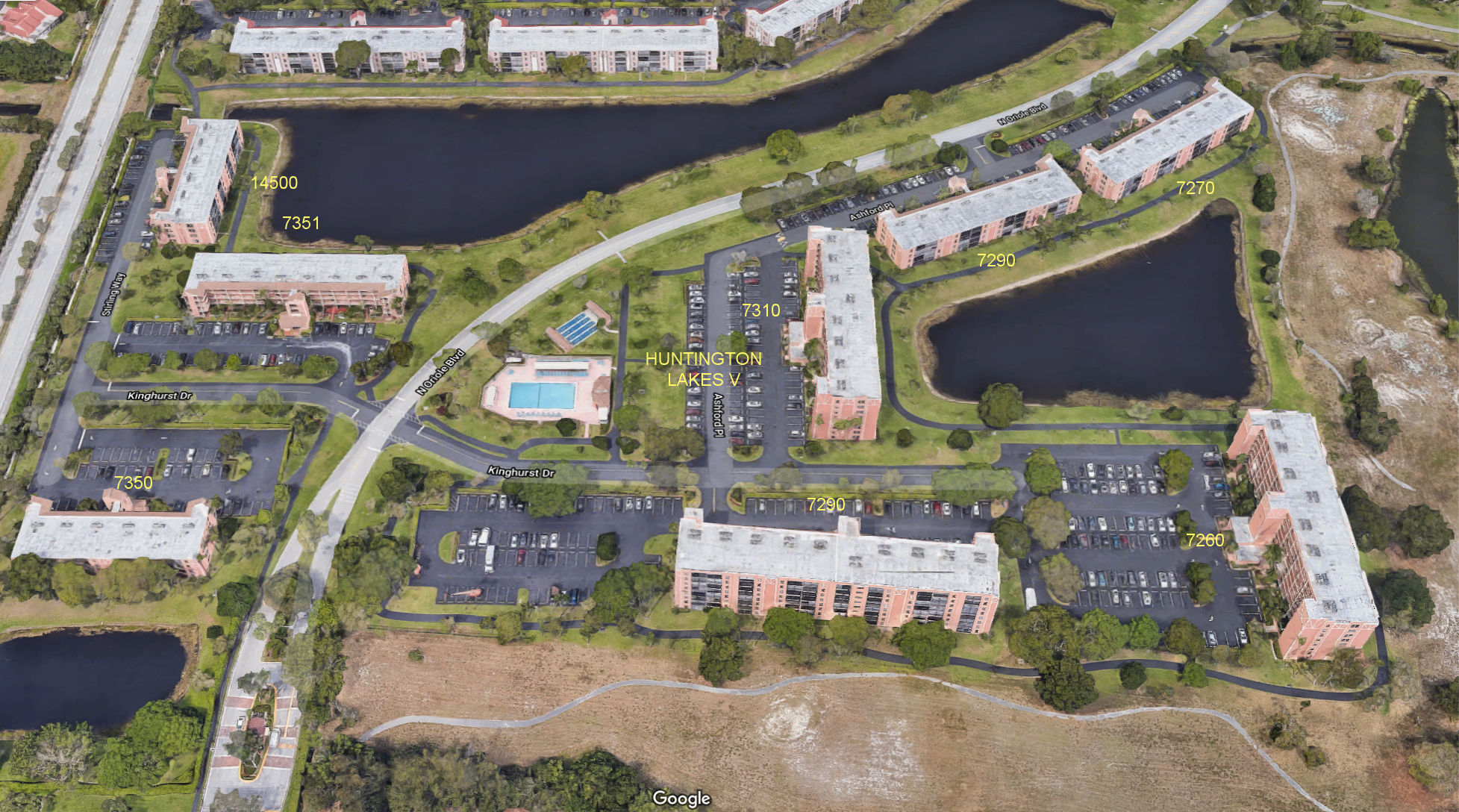 Aerial photo of Huntington Lakes V