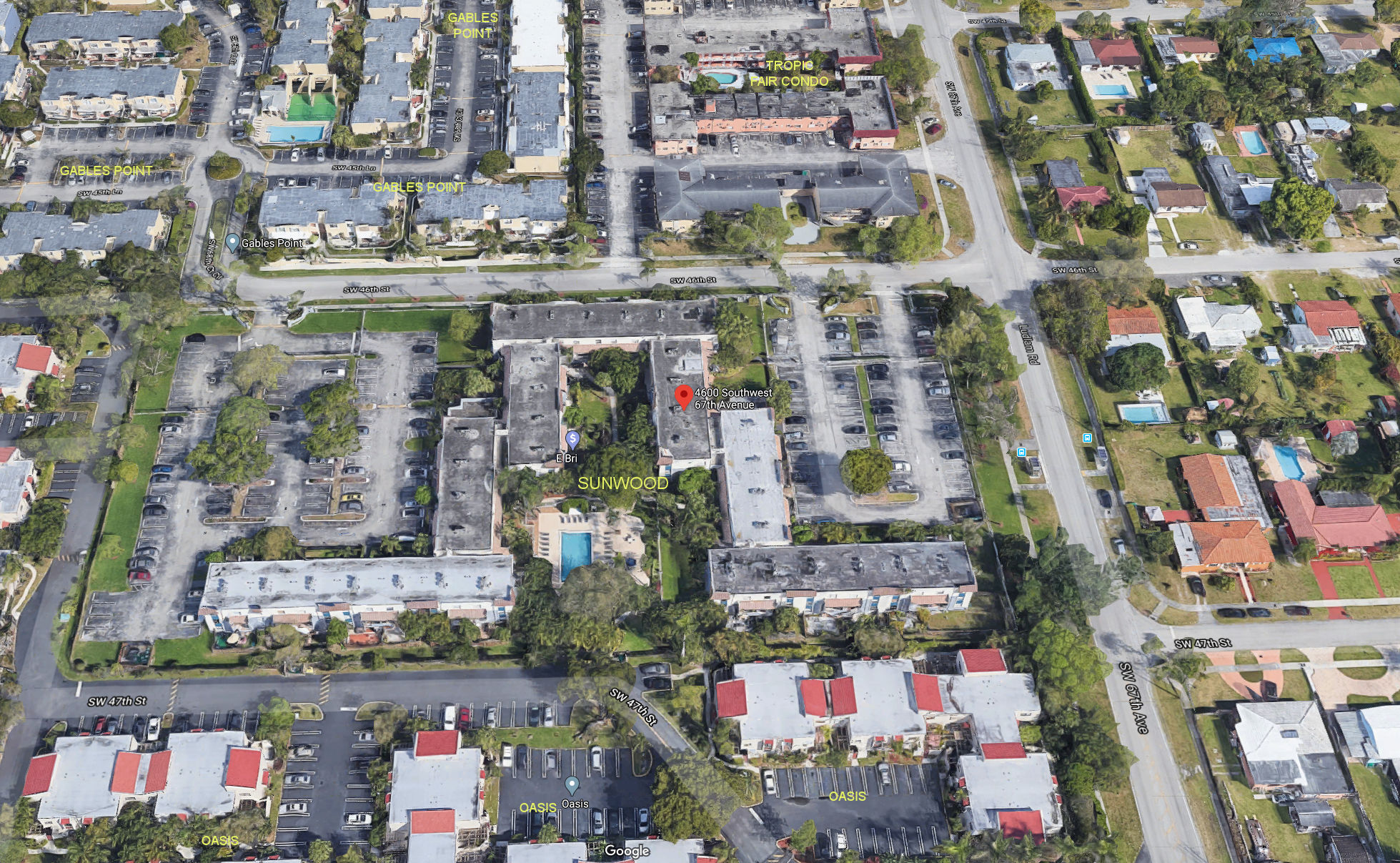 Aerial photo of Sunwood