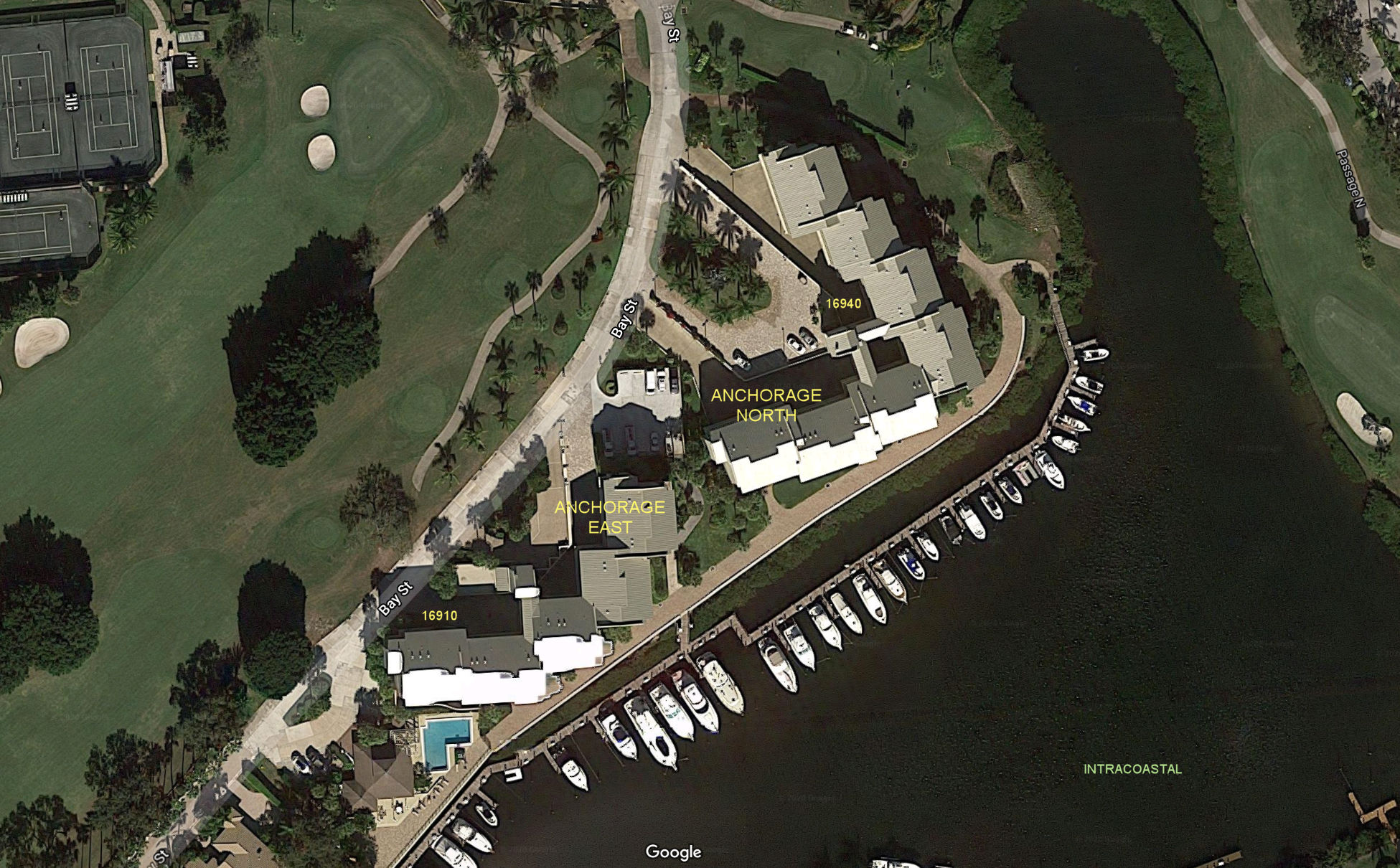 Aerial photo of Anchorage at Jonathan's Landing (North & East)