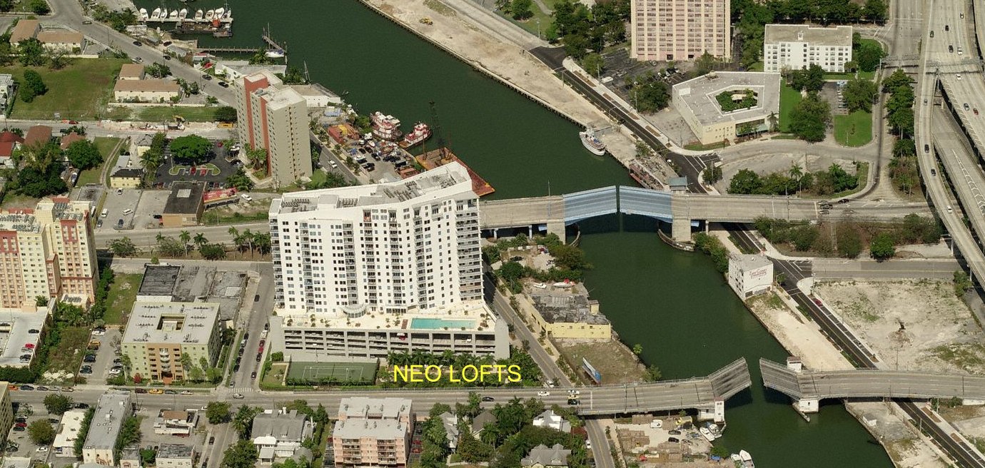 Aerial photo of Neo Lofts