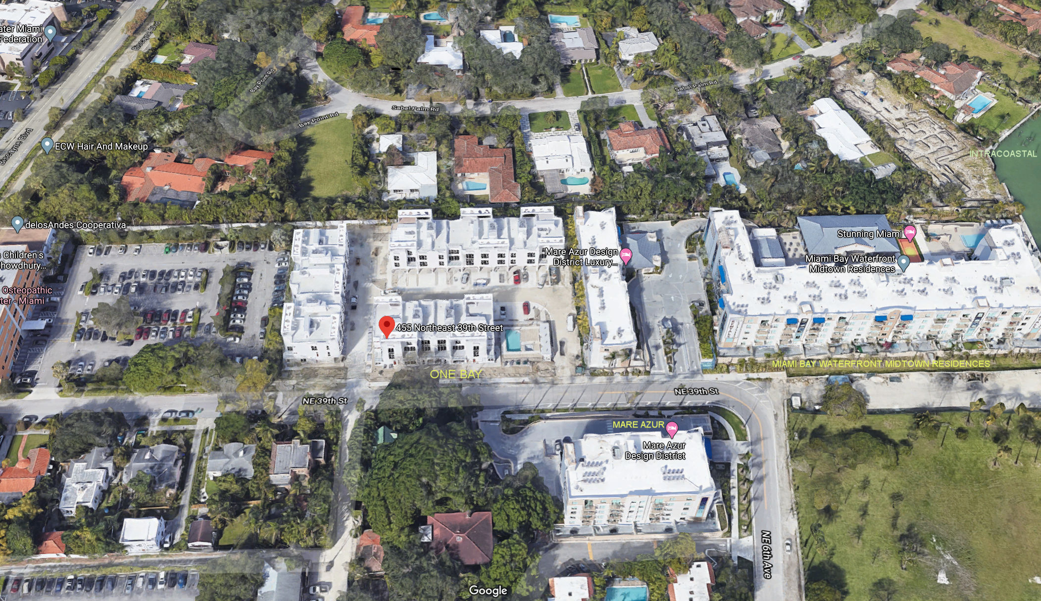 Aerial photo of One Bay