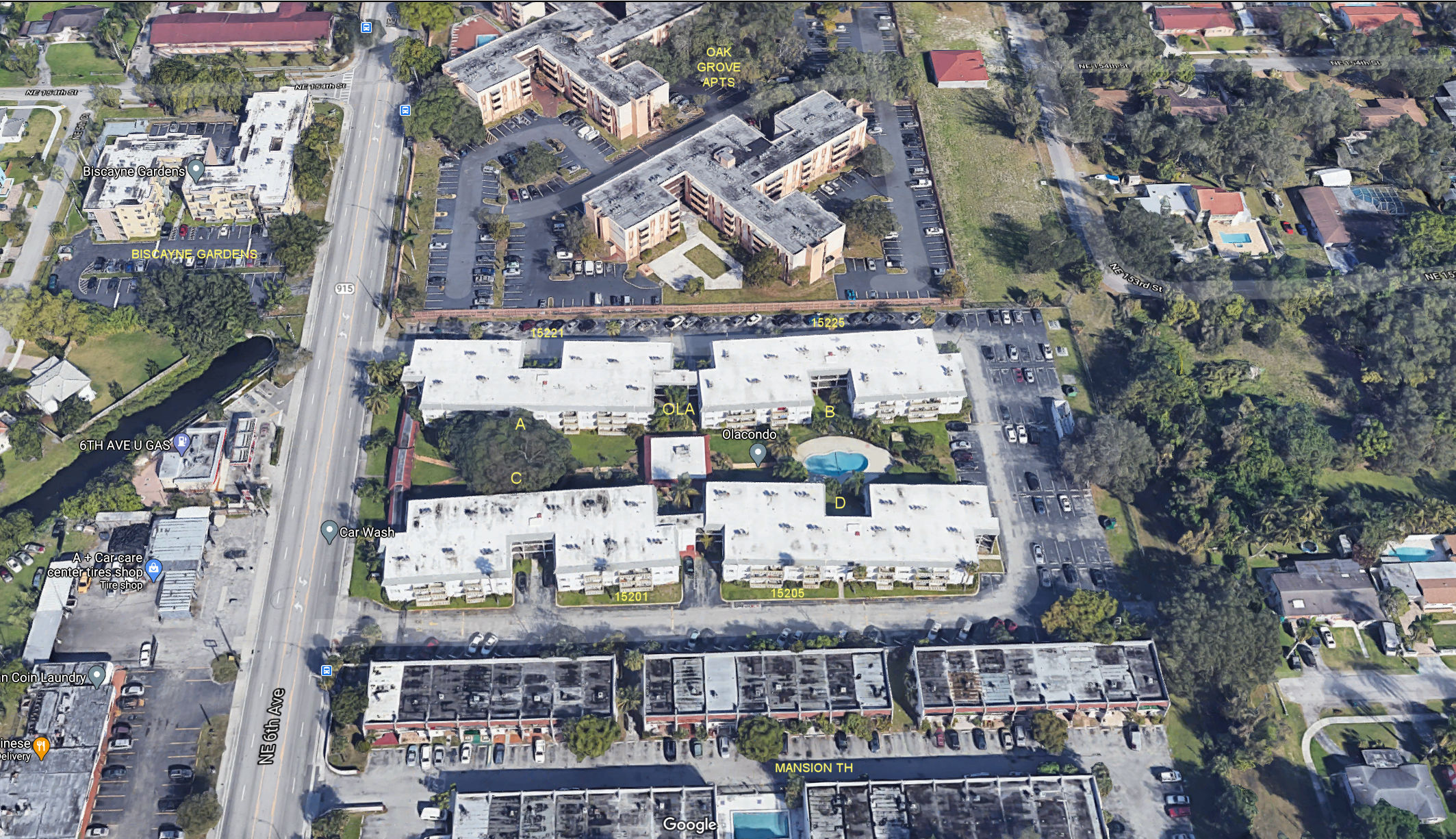 Aerial photo of Ola (A B C&D)