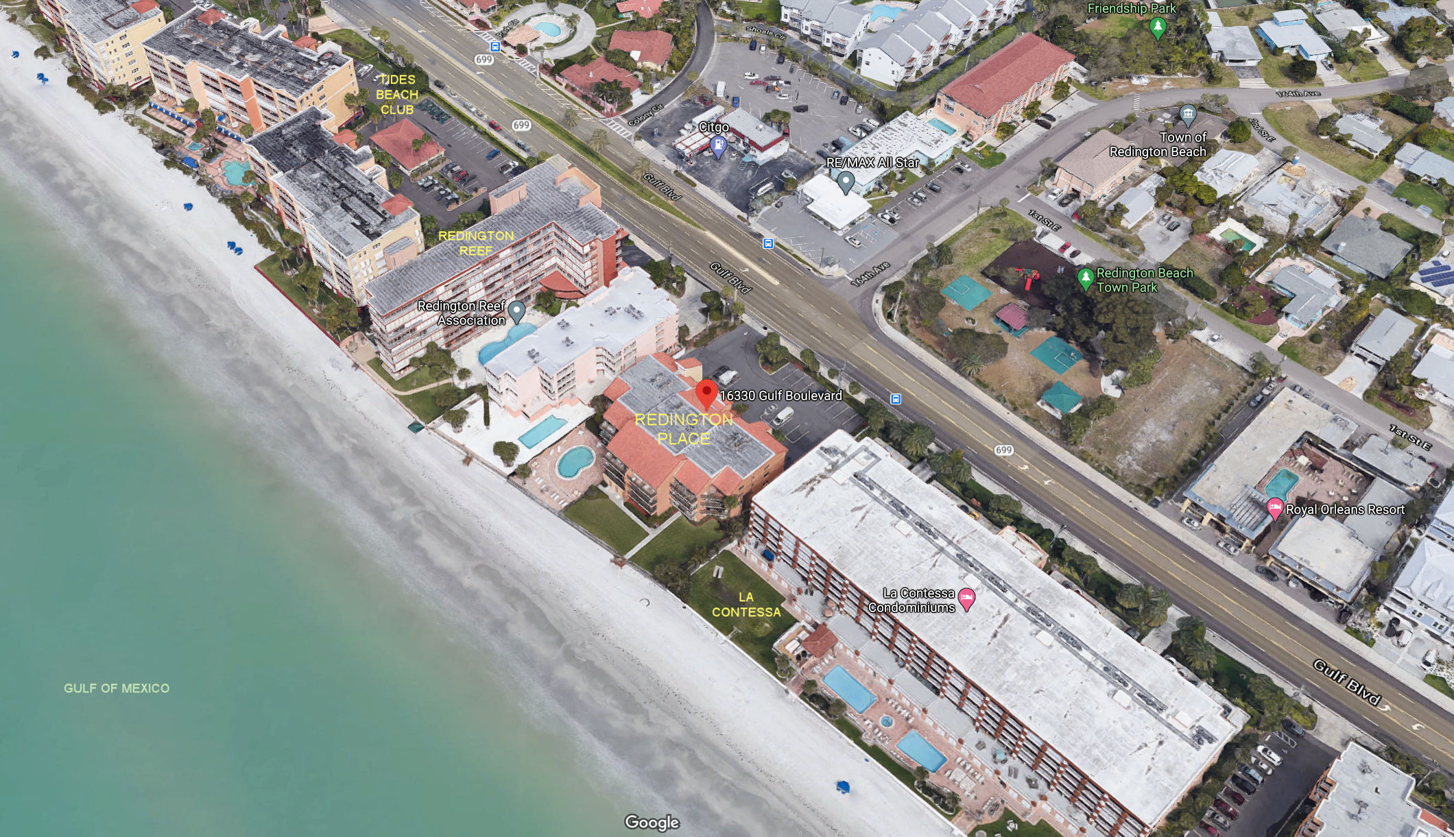 Aerial photo of Redington Place