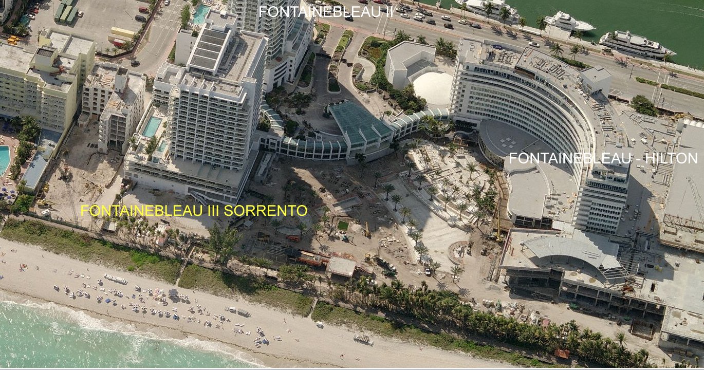 Aerial photo of Fontainebleau III Sorrento