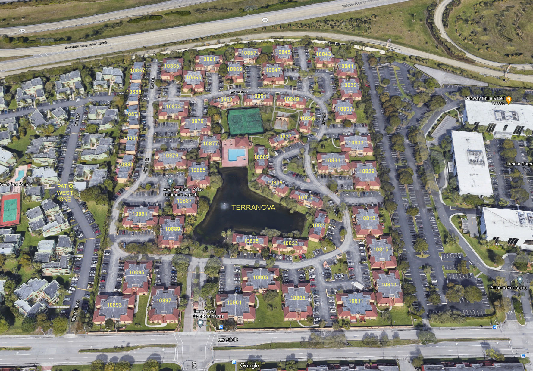 Aerial photo of Terranova